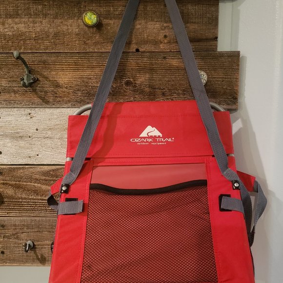 Ozark Trail Stadium Folding Seat in Red Price includes 2 [Used - Very Good] - Picture 4 of 7